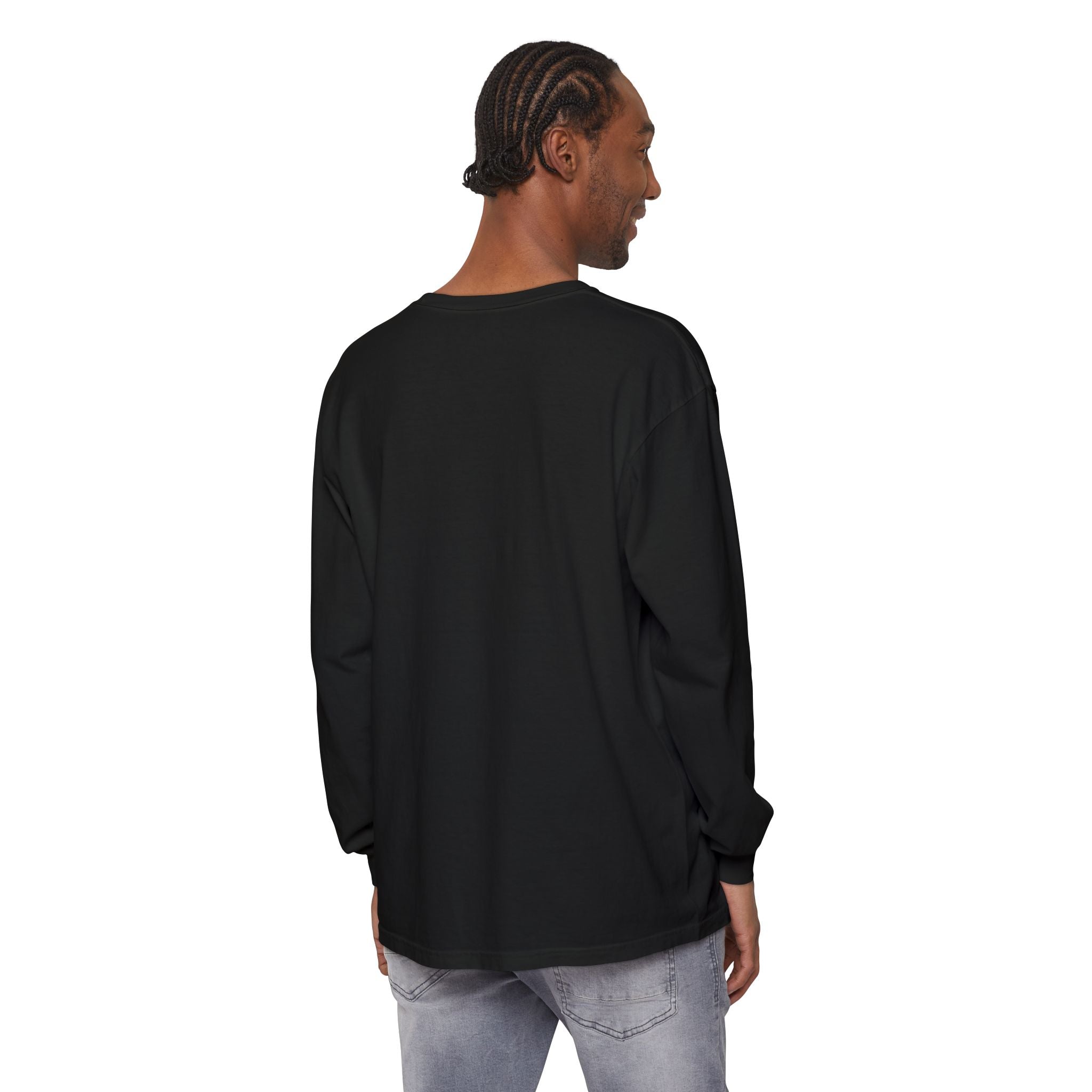 Custom Print - Unisex Garment-dyed Long Sleeve T-Shirt