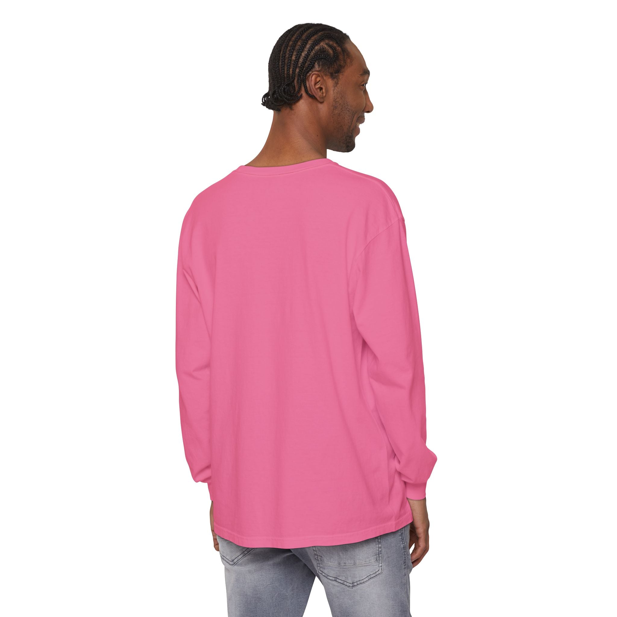 Custom Print - Unisex Garment-dyed Long Sleeve T-Shirt