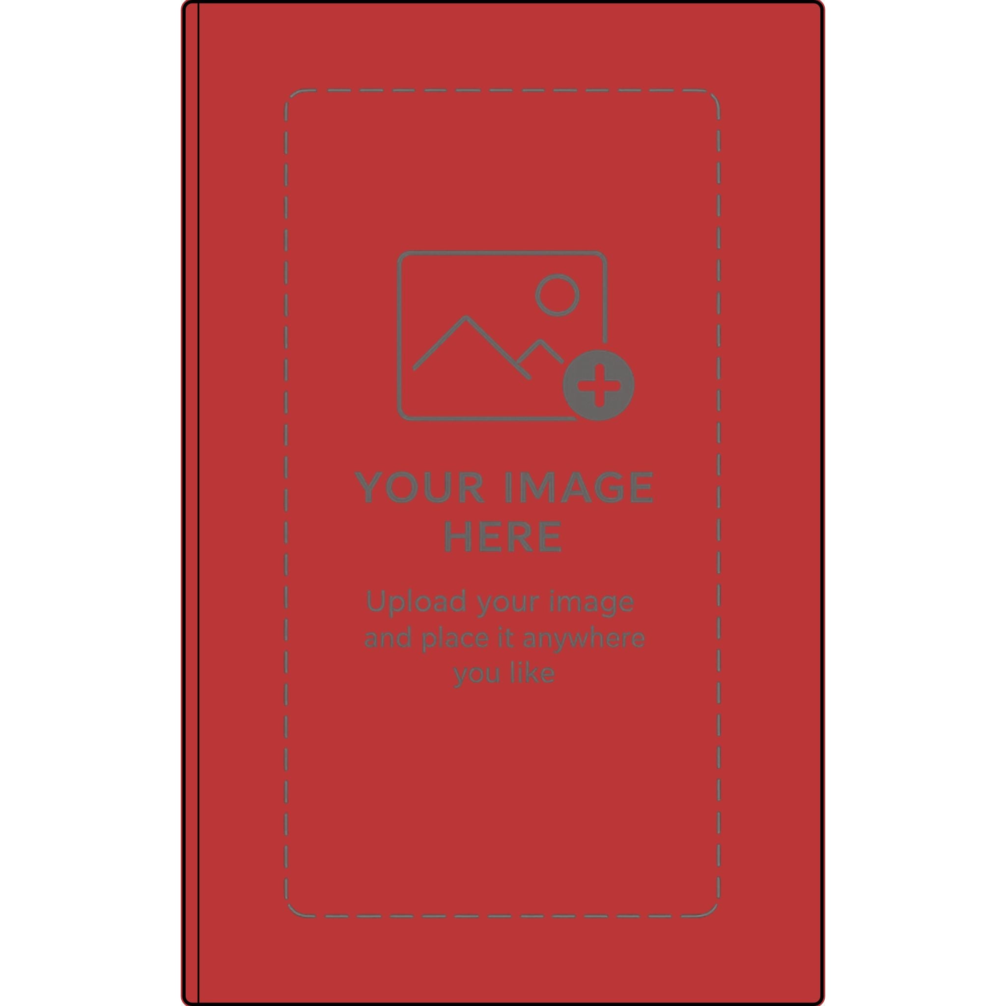 Engravable Vegan Leather Journal — Personalized Name & Image Notebook