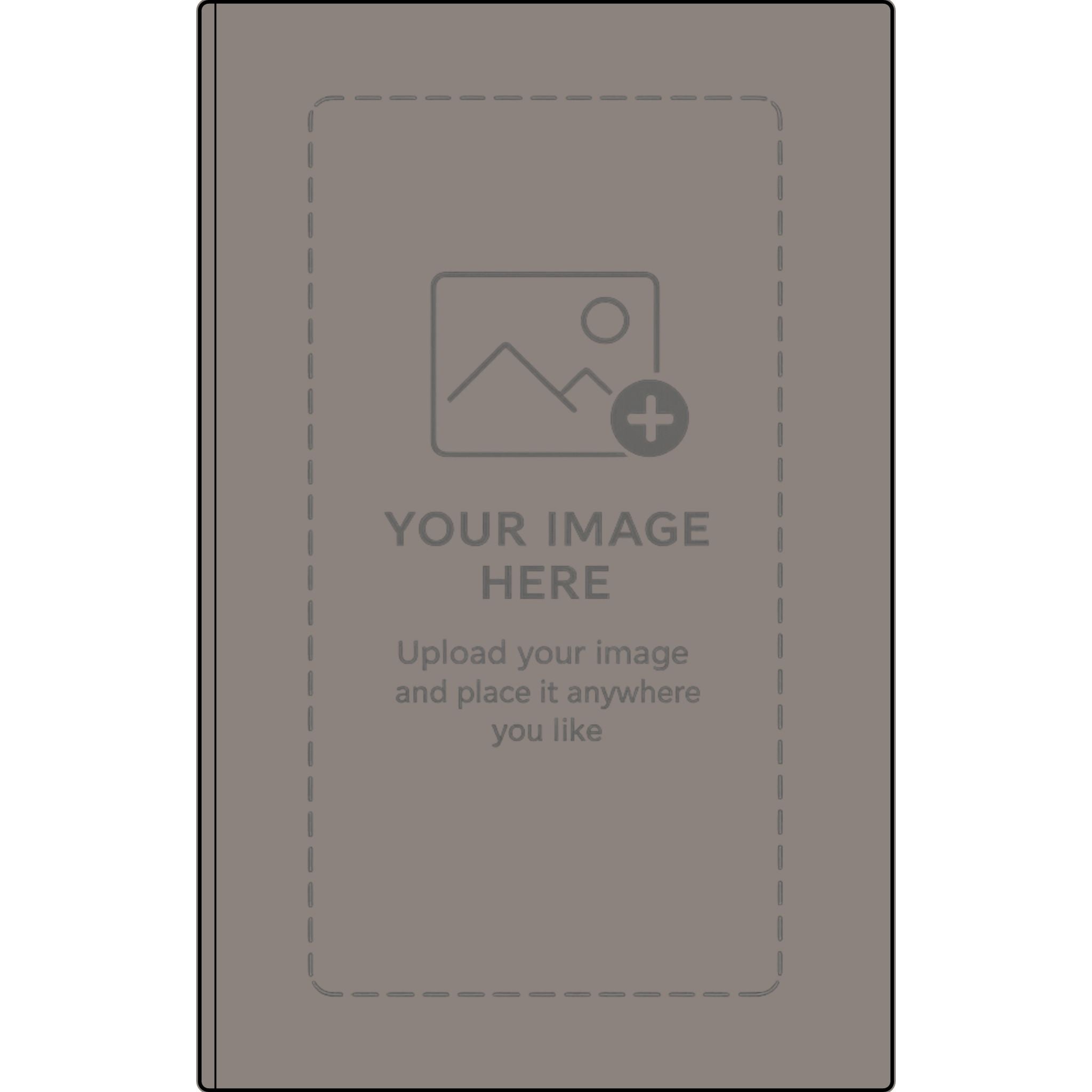 Engravable Vegan Leather Journal — Personalized Name & Image Notebook