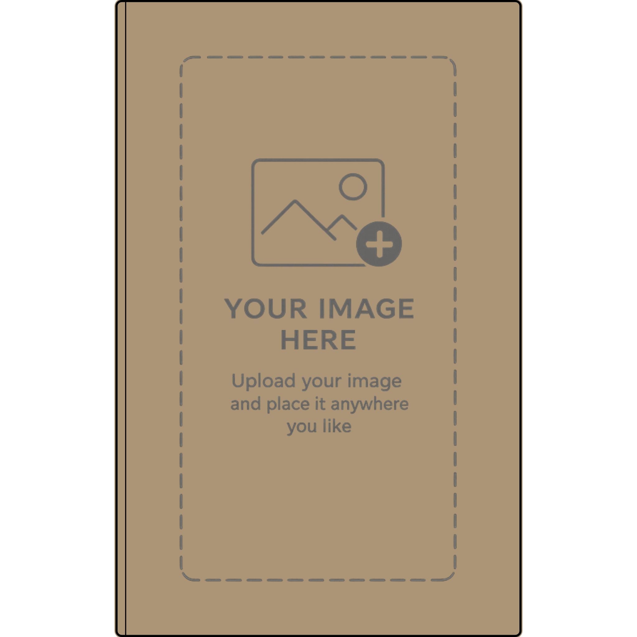 Engravable Vegan Leather Journal — Personalized Name & Image Notebook