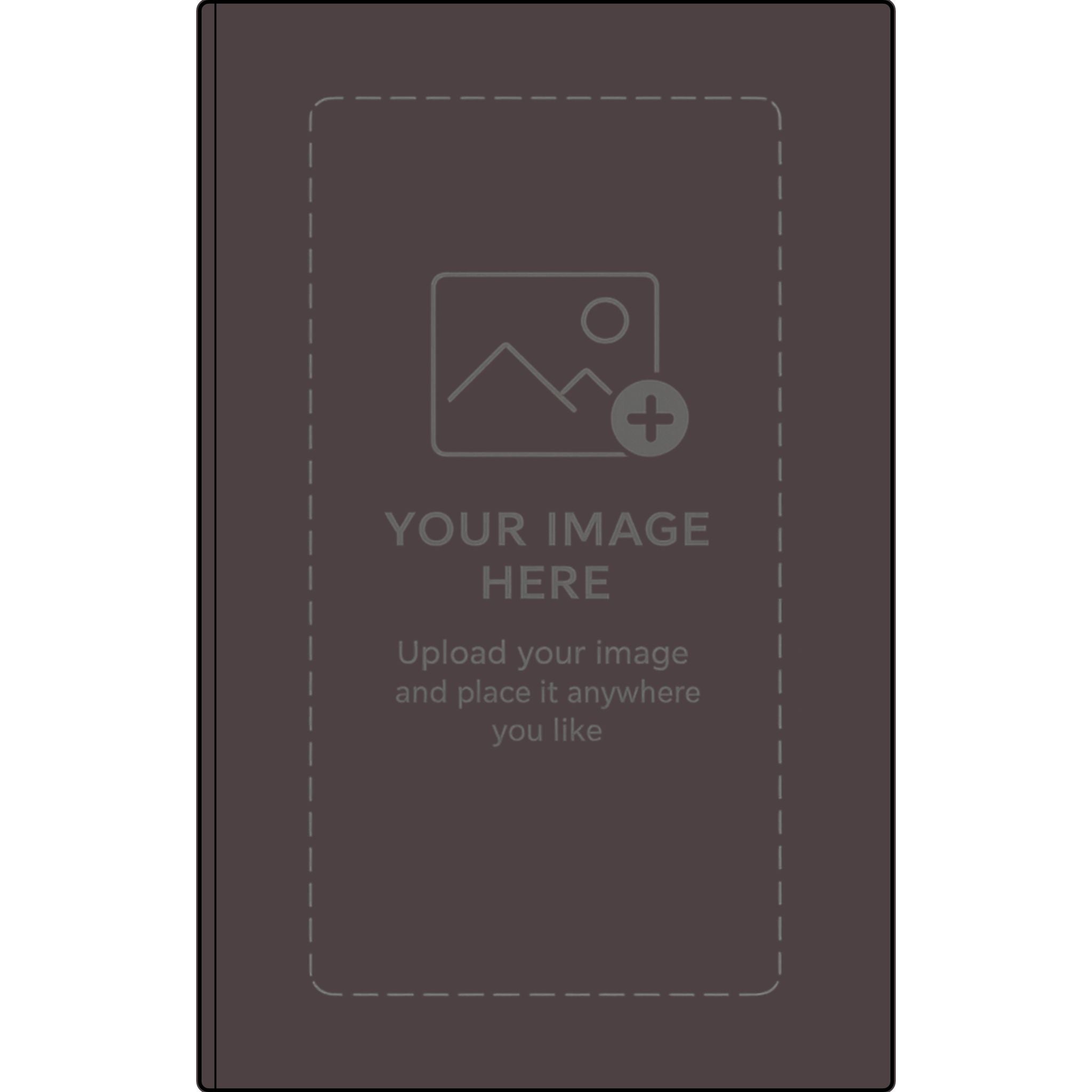 Engravable Vegan Leather Journal — Personalized Name & Image Notebook