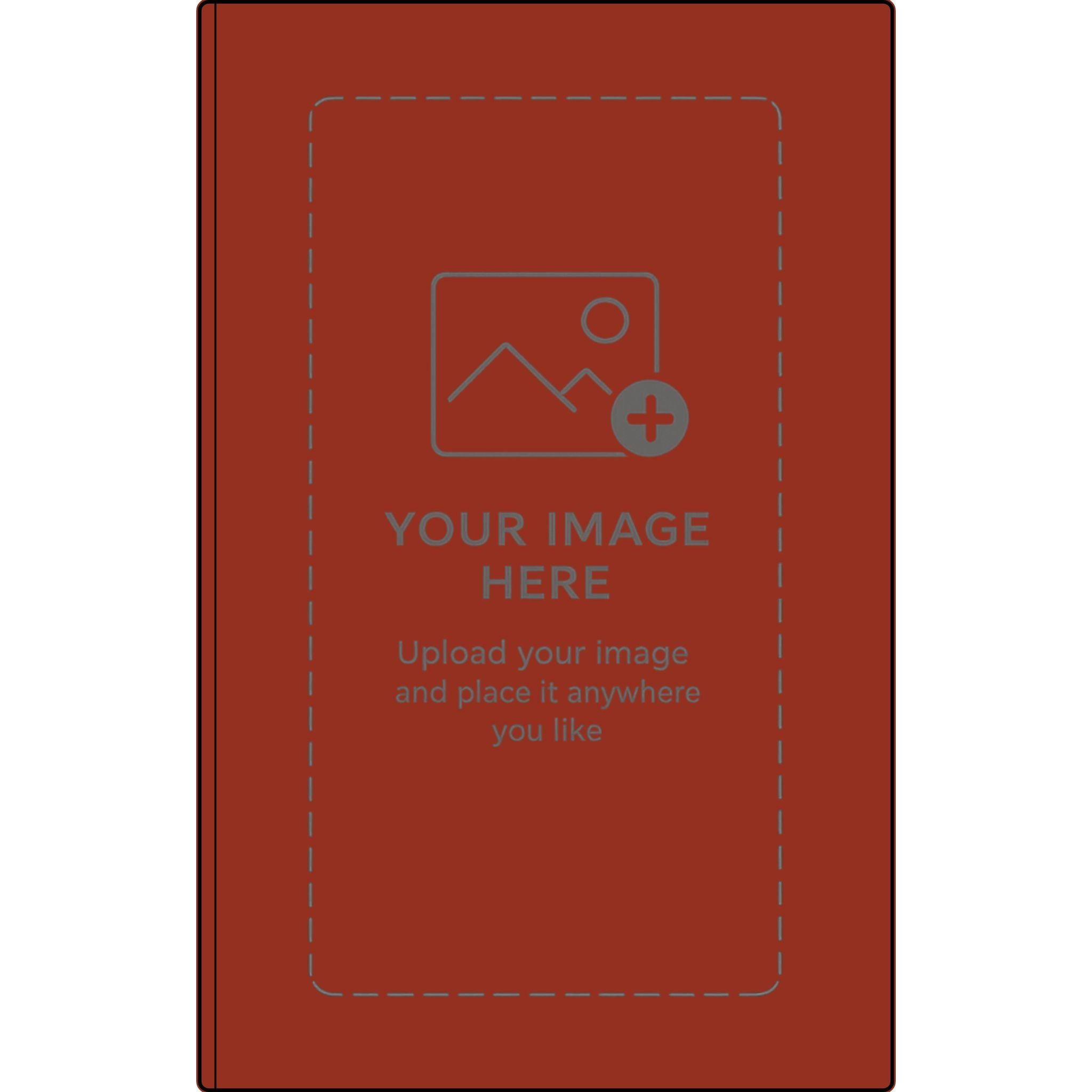 Engravable Vegan Leather Journal — Personalized Name & Image Notebook