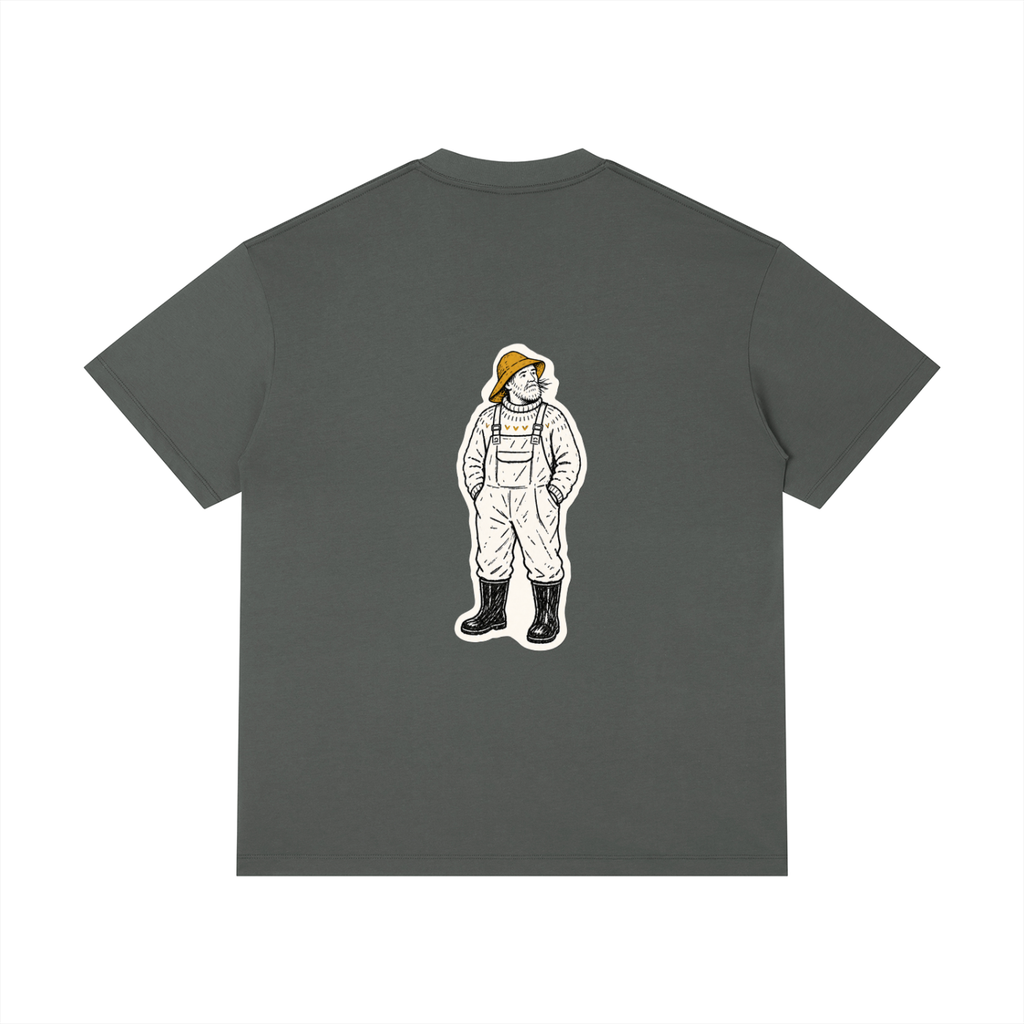 Anchor & Fisherman T-Shirt Unisex — Northern Light Rain Collection