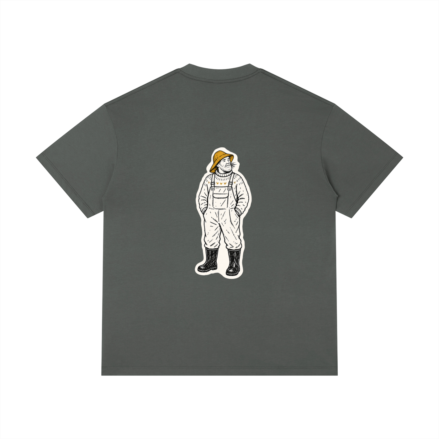 Anchor & Fisherman T-Shirt Unisex — Northern Light Rain Collection