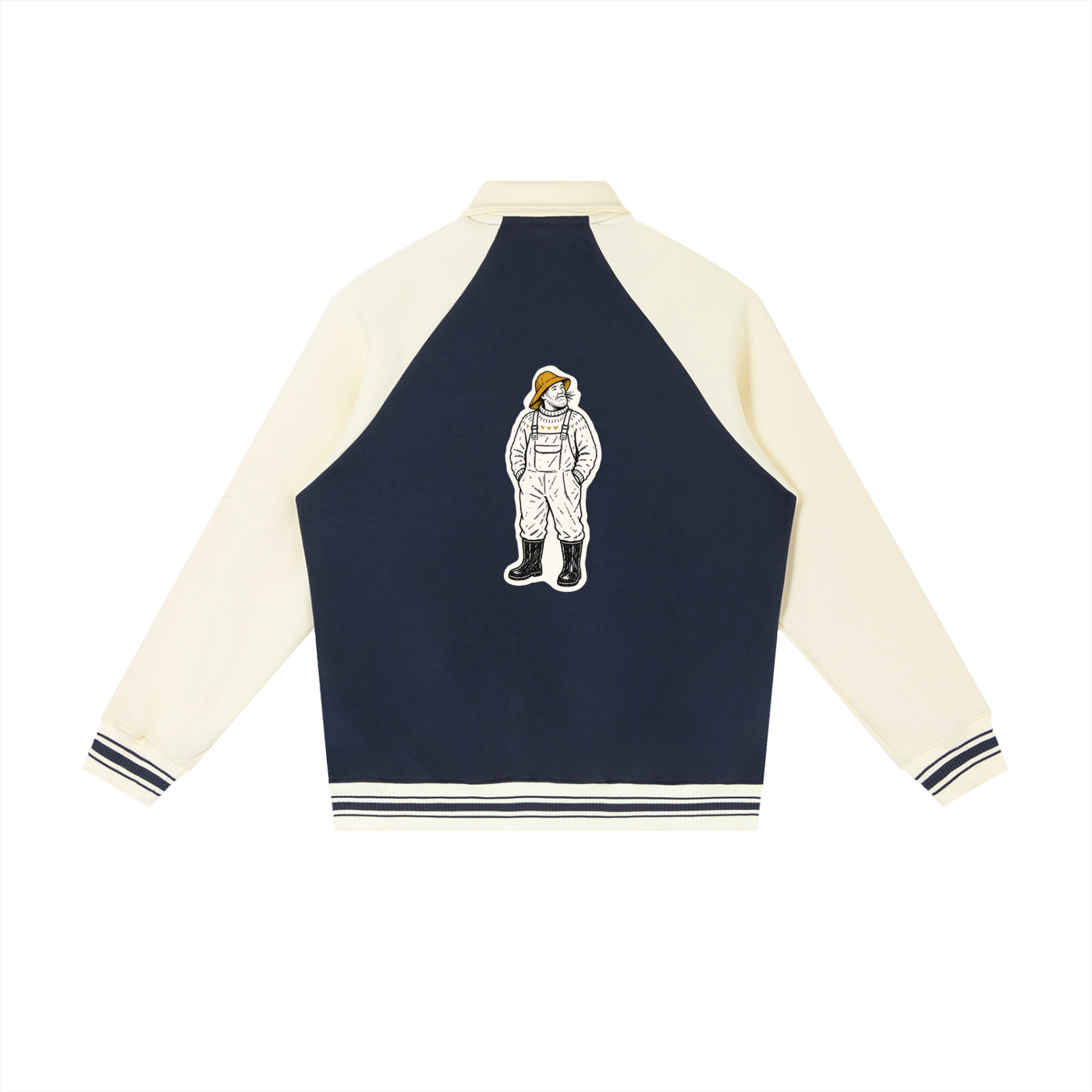 anchor,Vedoy,Collective,Comfortable,Fisherman,Fishermen,Haugesund,Norwegian,Fisher,Yellow,rain,northern,light,the,collection,blue,autumn,unisex,cotton,blend