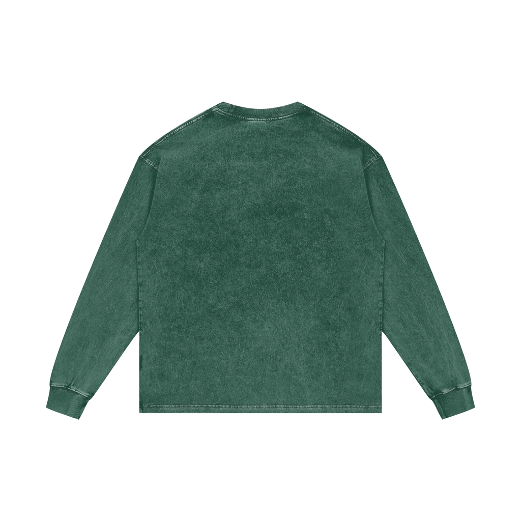 Vedoy,Collective,Sweater,Sweatshirt,Logo,Washed,Colorful,Green,Red,Blue,Unisex,Cotton,Eco,Friendly