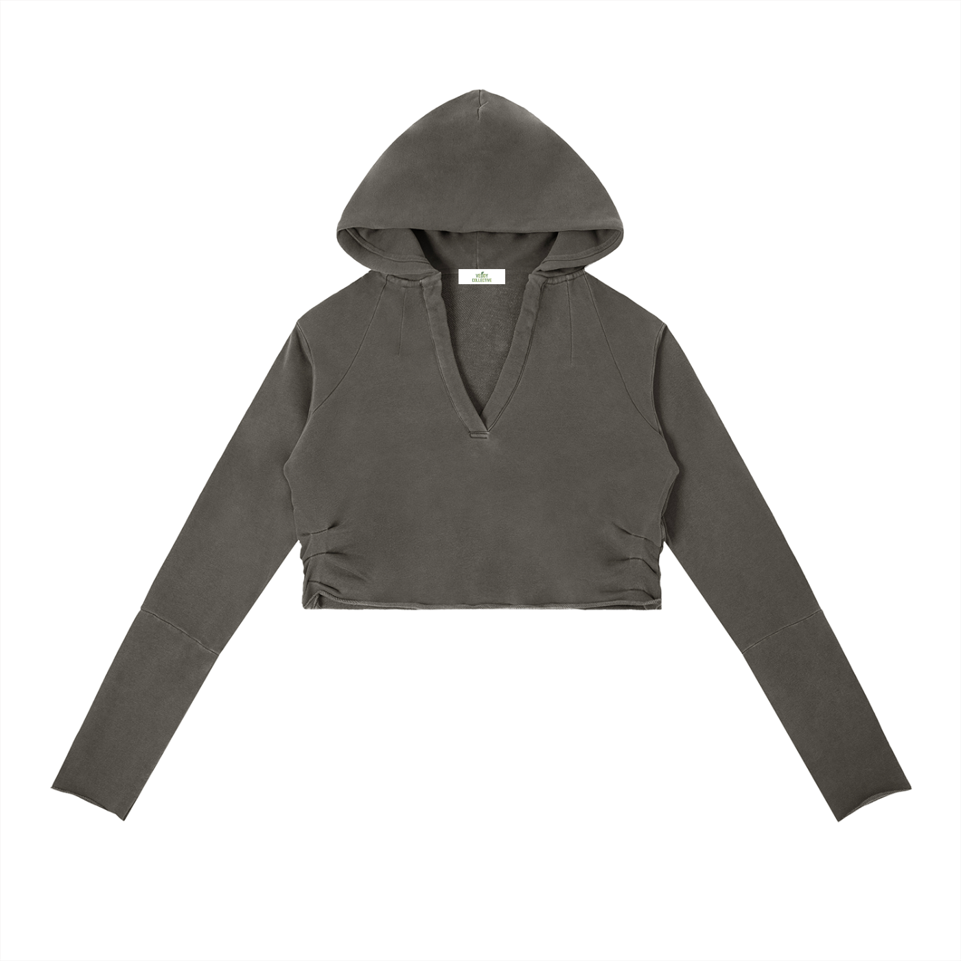 Vedoy,Collective,Raw,Edge,Vintage,Washed,Women,Cotton,Comfy,Comfortable,Hoodie,Hood