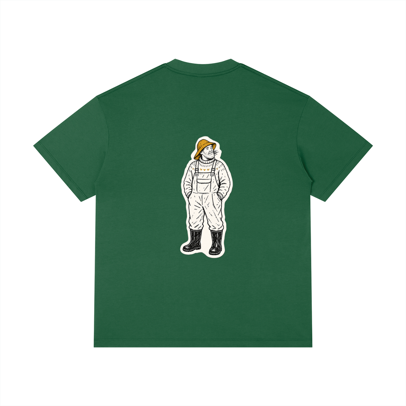 Anchor & Fisherman T-Shirt Unisex — Northern Light Rain Collection