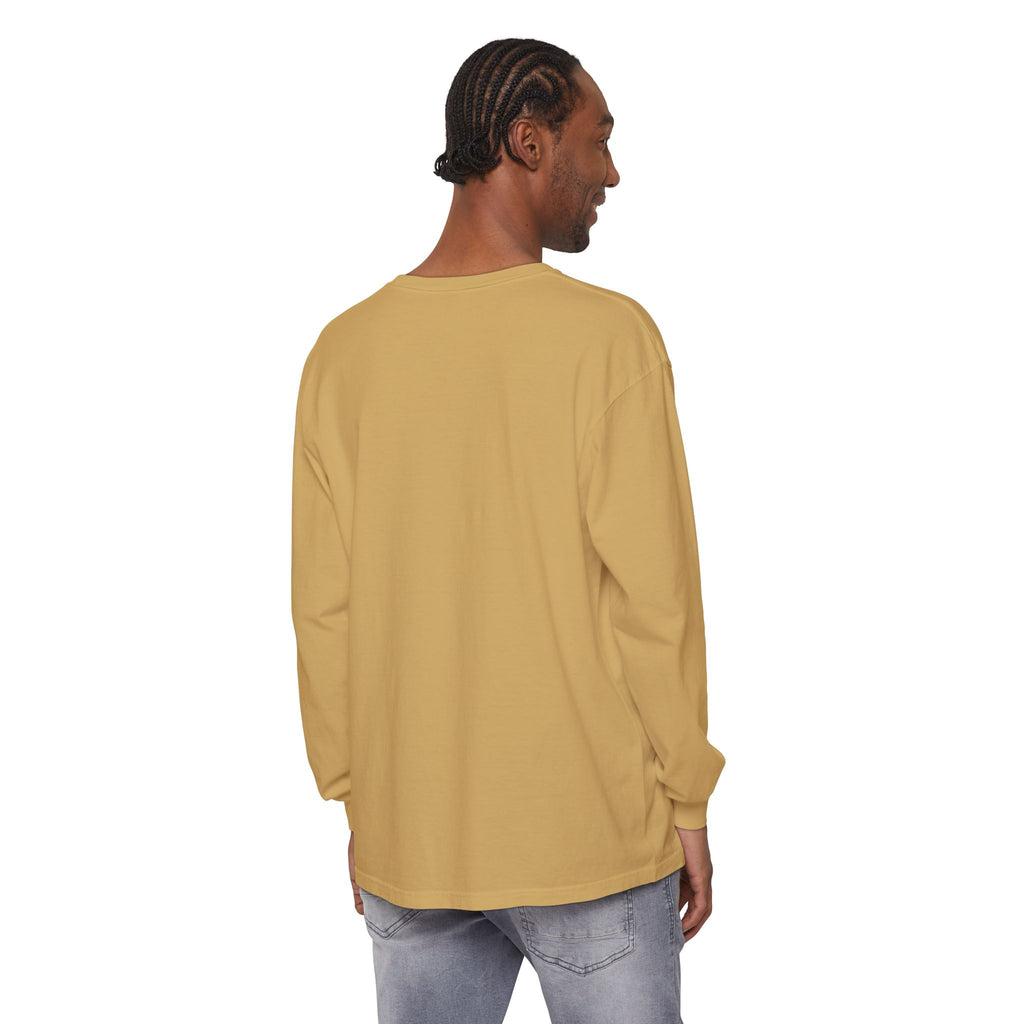 Custom Print - Unisex Garment-dyed Long Sleeve T-Shirt