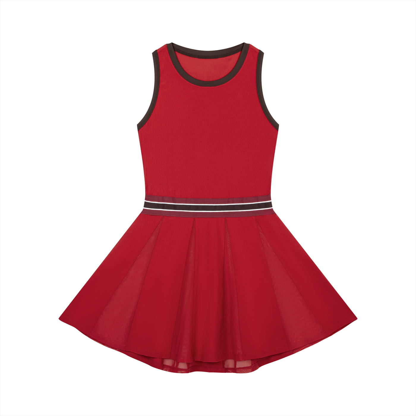 Vedoy,Collective,Dress,Sleeveless,Striped,Red,White,Blue,Navy,Norge