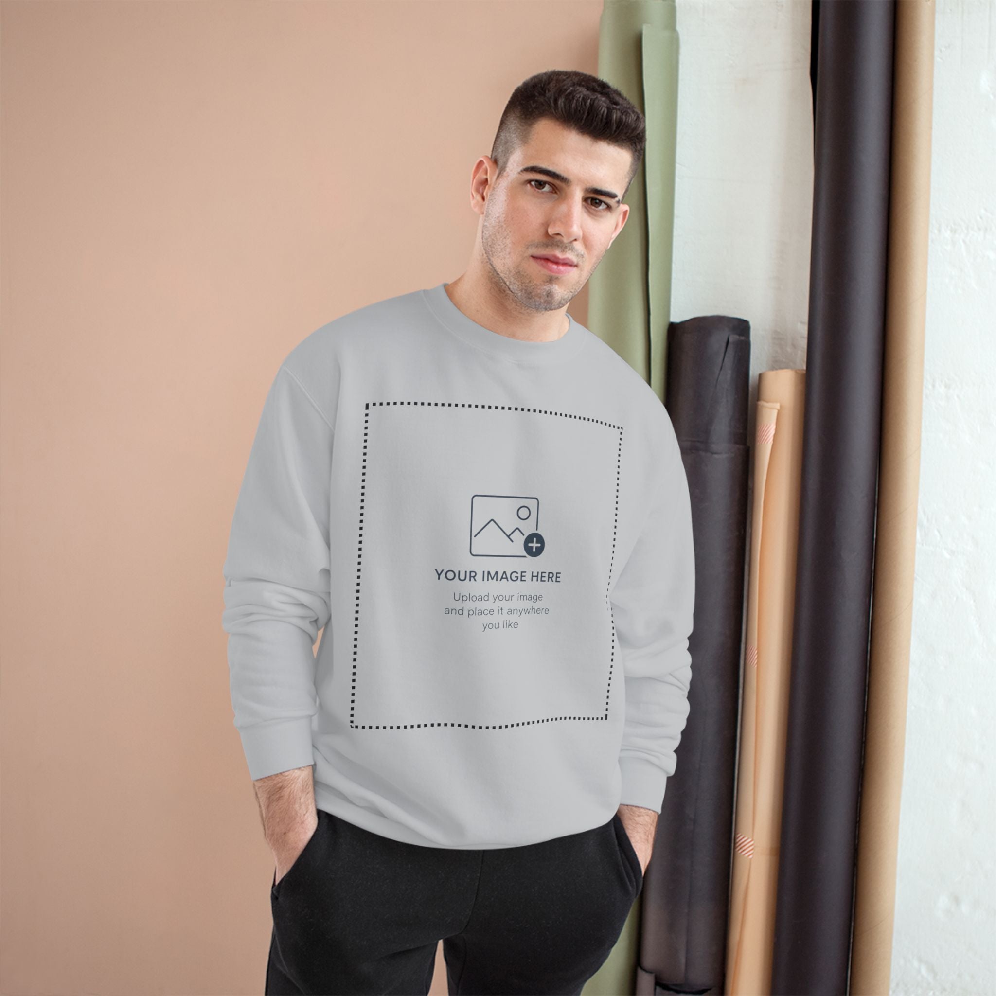Cl1hampion Sweatshirt — Custom Photo/Print