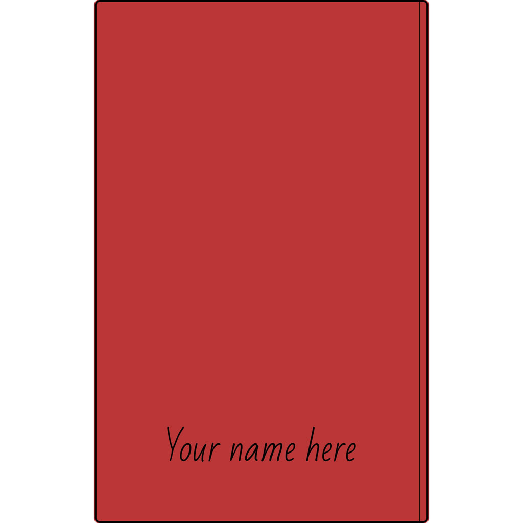 Engravable Vegan Leather Journal — Personalized Name & Image Notebook