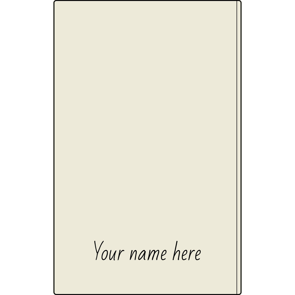 Engravable Vegan Leather Journal — Personalized Name & Image Notebook