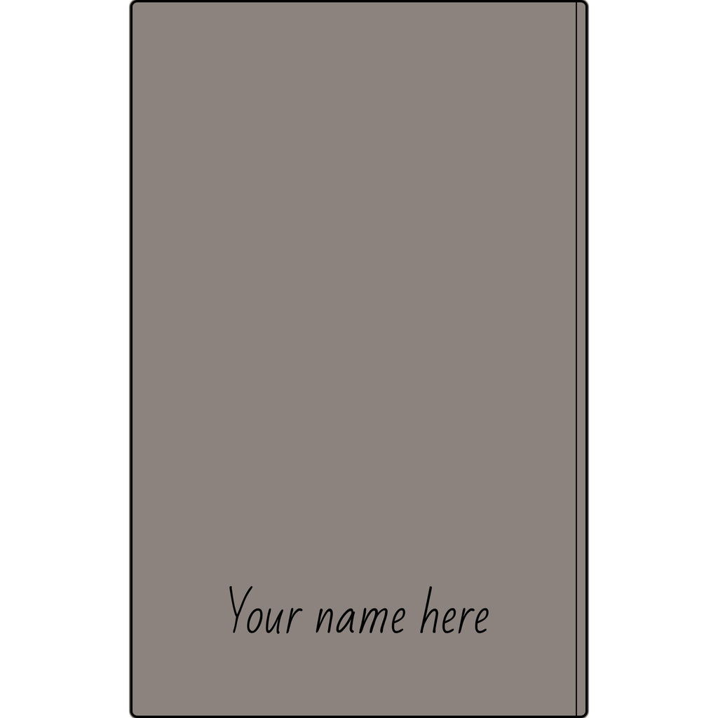 Engravable Vegan Leather Journal — Personalized Name & Image Notebook