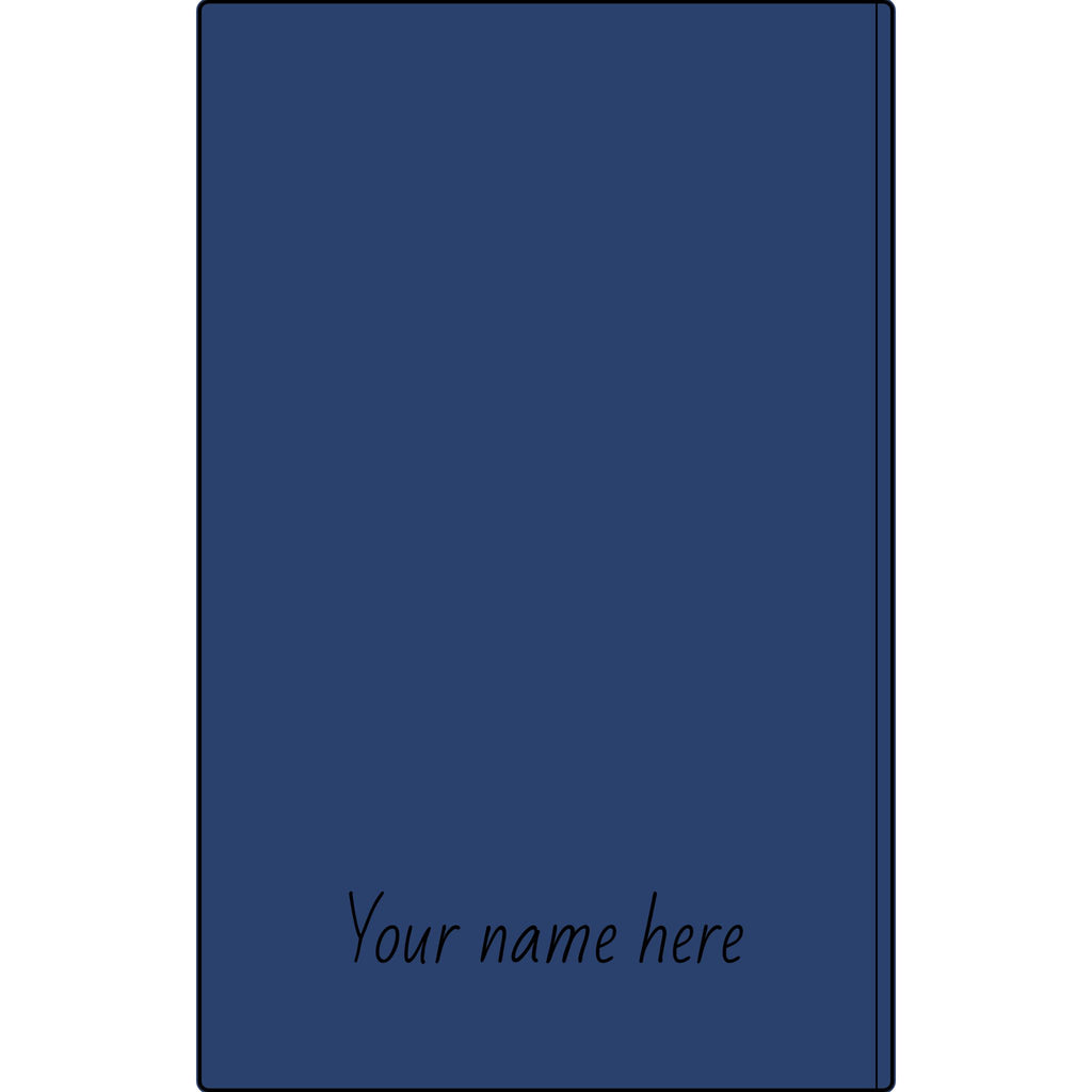 Engravable Vegan Leather Journal — Personalized Name & Image Notebook