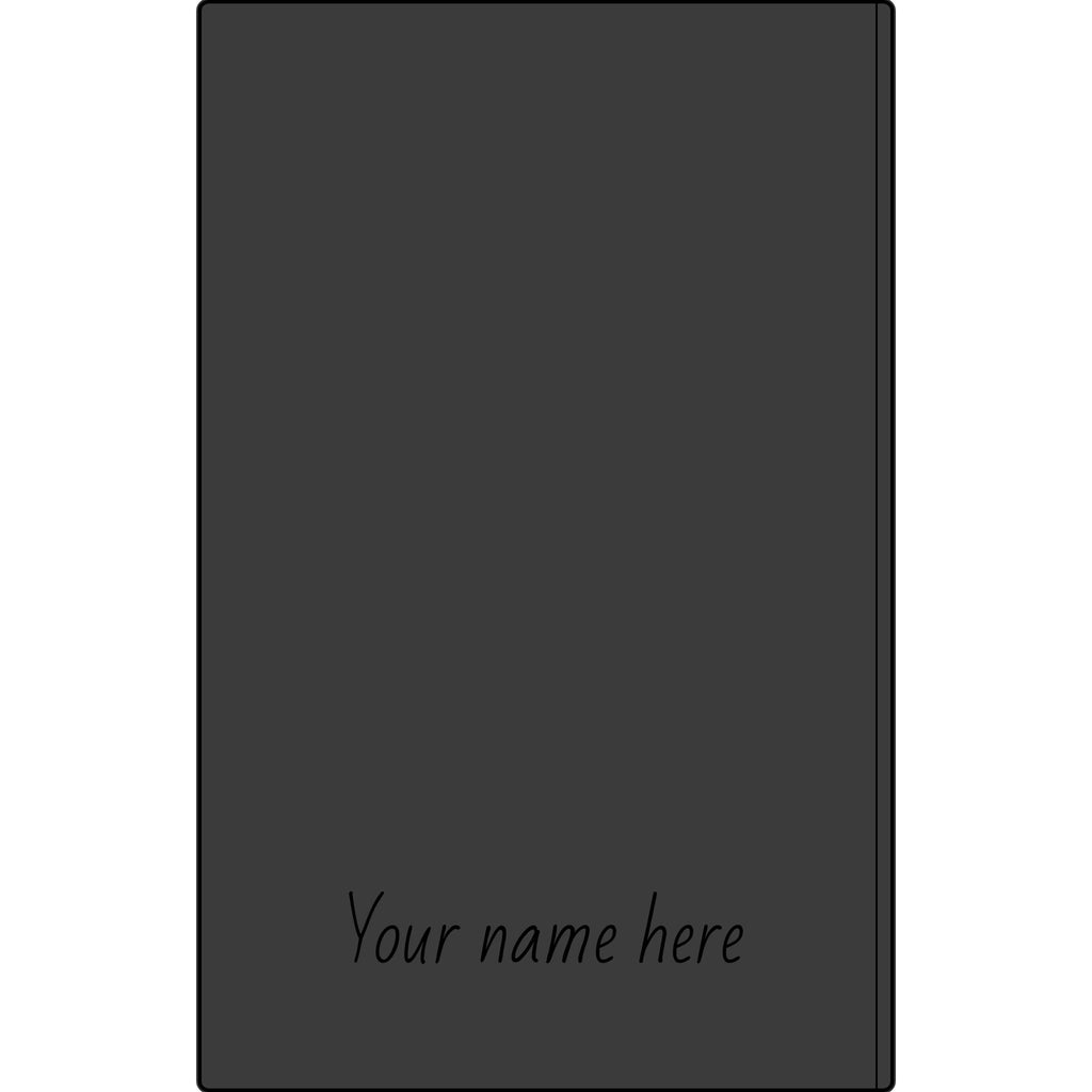 Engravable Vegan Leather Journal — Personalized Name & Image Notebook
