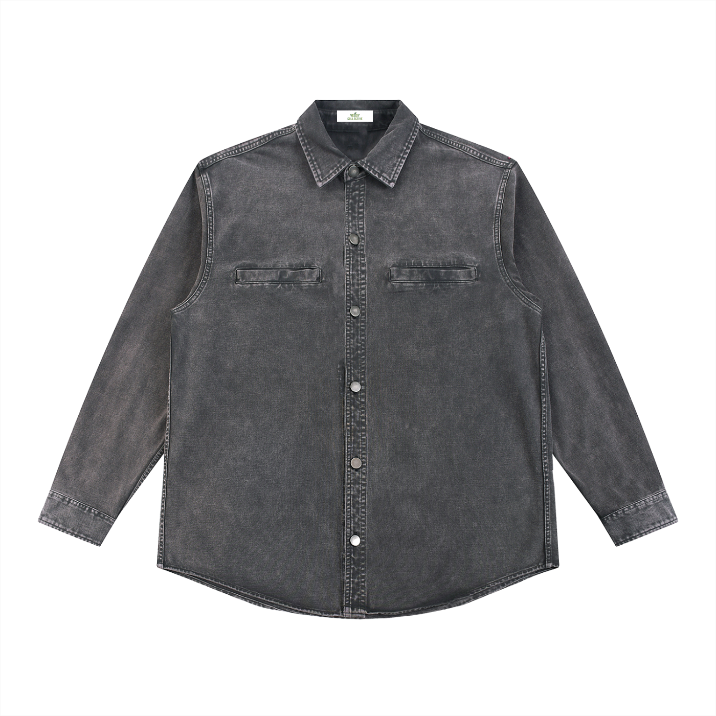 Jacket,Vedoy,Collective,Denim,Black,Gray,Darkgray,Classy,Basic,Casual,Unisex,Men,Women,Cotton,Pure,Comfy,Eco,Friendly,Fabrics,Highquality,Quality,Jakke,Shirt