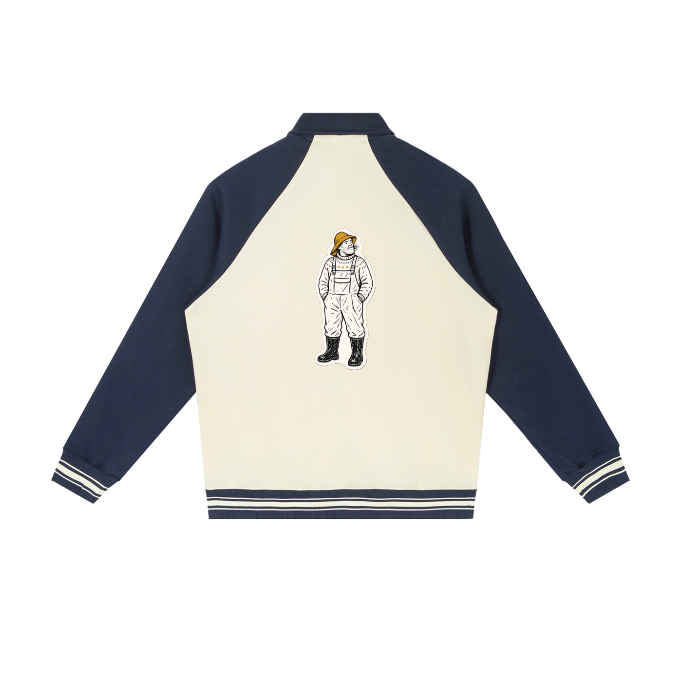 anchor,Vedoy,Collective,Comfortable,Fisherman,Fishermen,Haugesund,Norwegian,Fisher,Yellow,rain,northern,light,the,collection,blue,autumn,unisex,cotton,blend