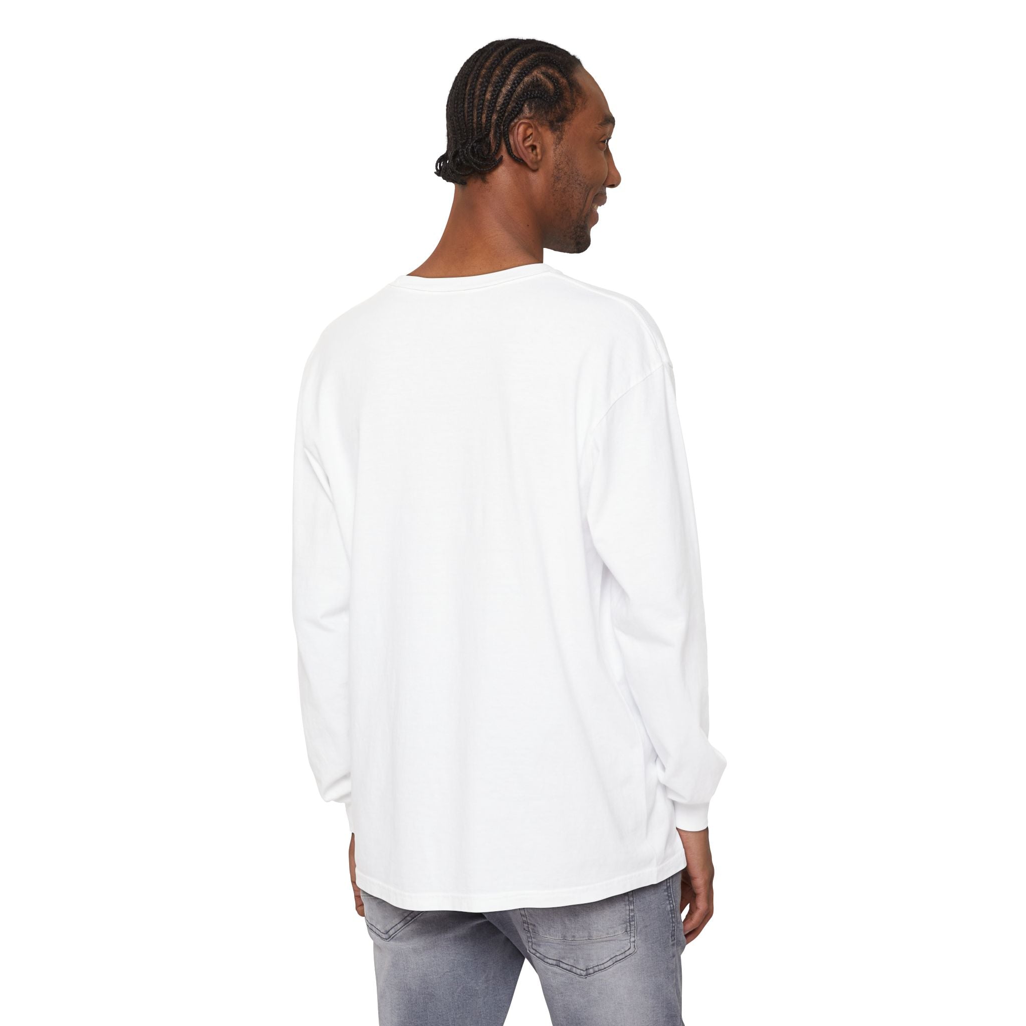 Custom Print - Unisex Garment-dyed Long Sleeve T-Shirt