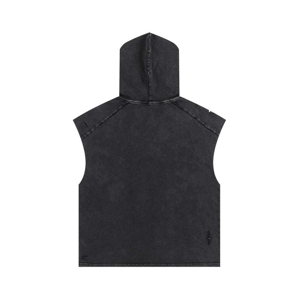 Vedoy Collective,100% Cotton,Tank Top,Snow Washed,Boxy,Hooded,Pure Cotton,Comfort,High-Quality,Unisex