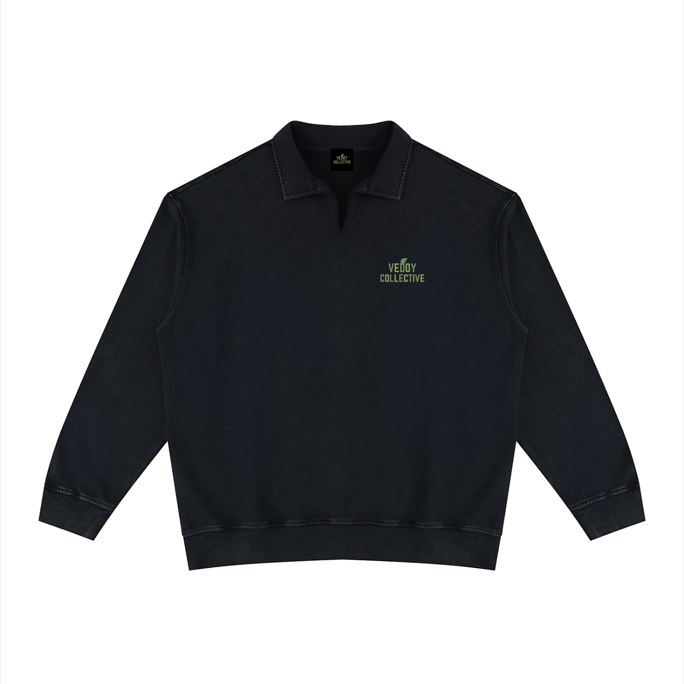 Unisex,Vedoy,Collective,Collection,Comfy,Logo,Vintage,Pure,Cotton,Eco,Friendly,Shirt,Classy,Navy,Blue,Black