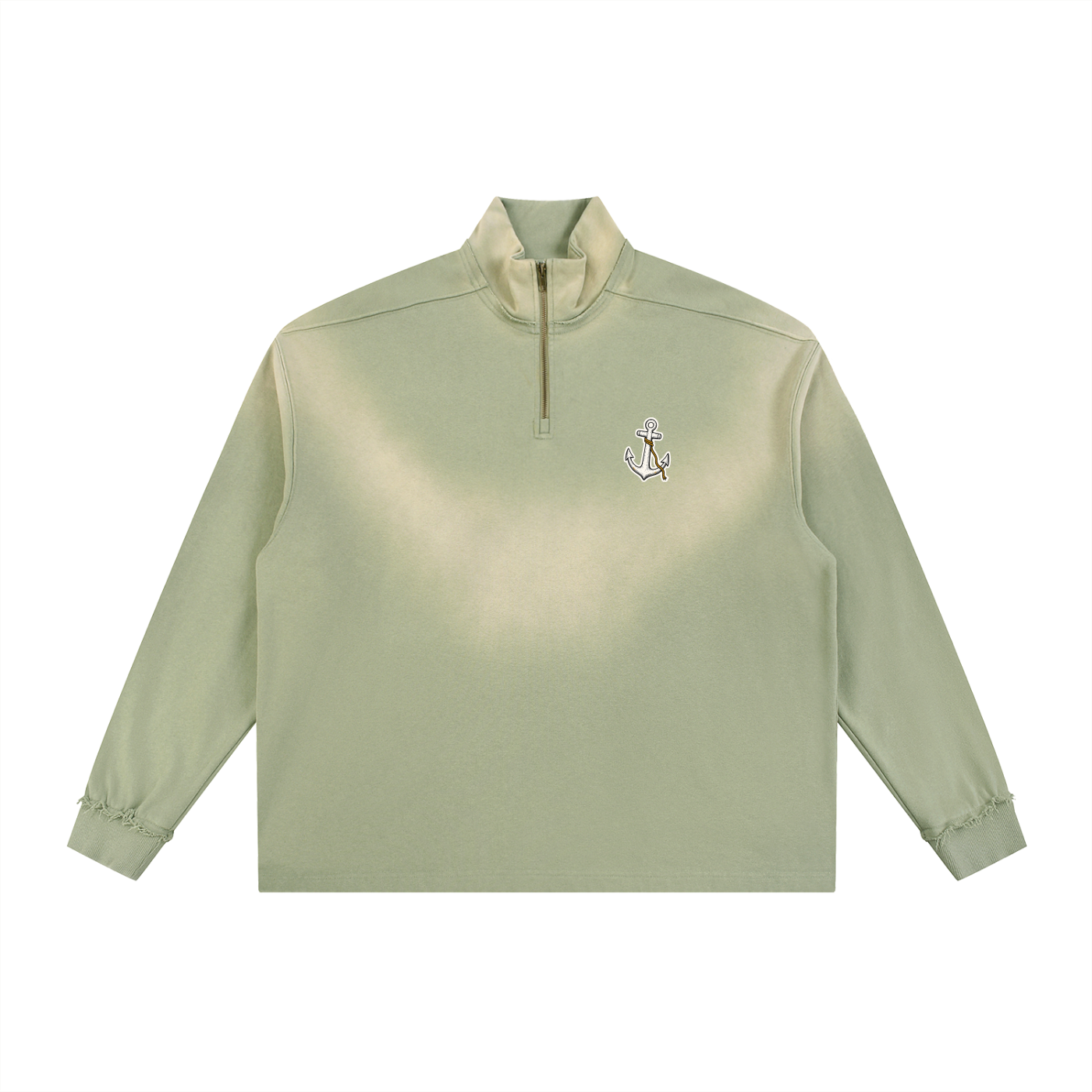 Vedoy,Collection,Collective,The,Northern,Light,Rain,Sweatshirt,Quarter,Zip,intage,vintage,autumn,blue,sun,fade