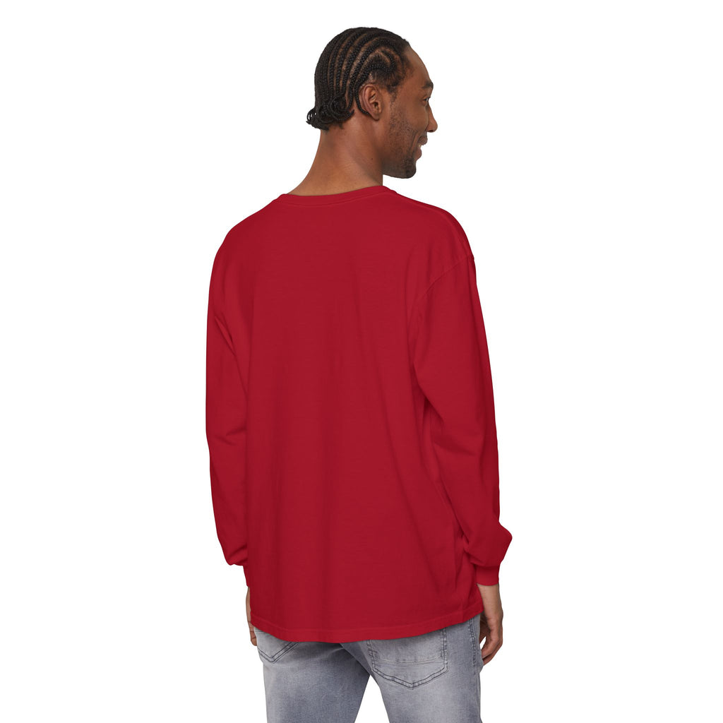 Custom Print - Unisex Garment-dyed Long Sleeve T-Shirt