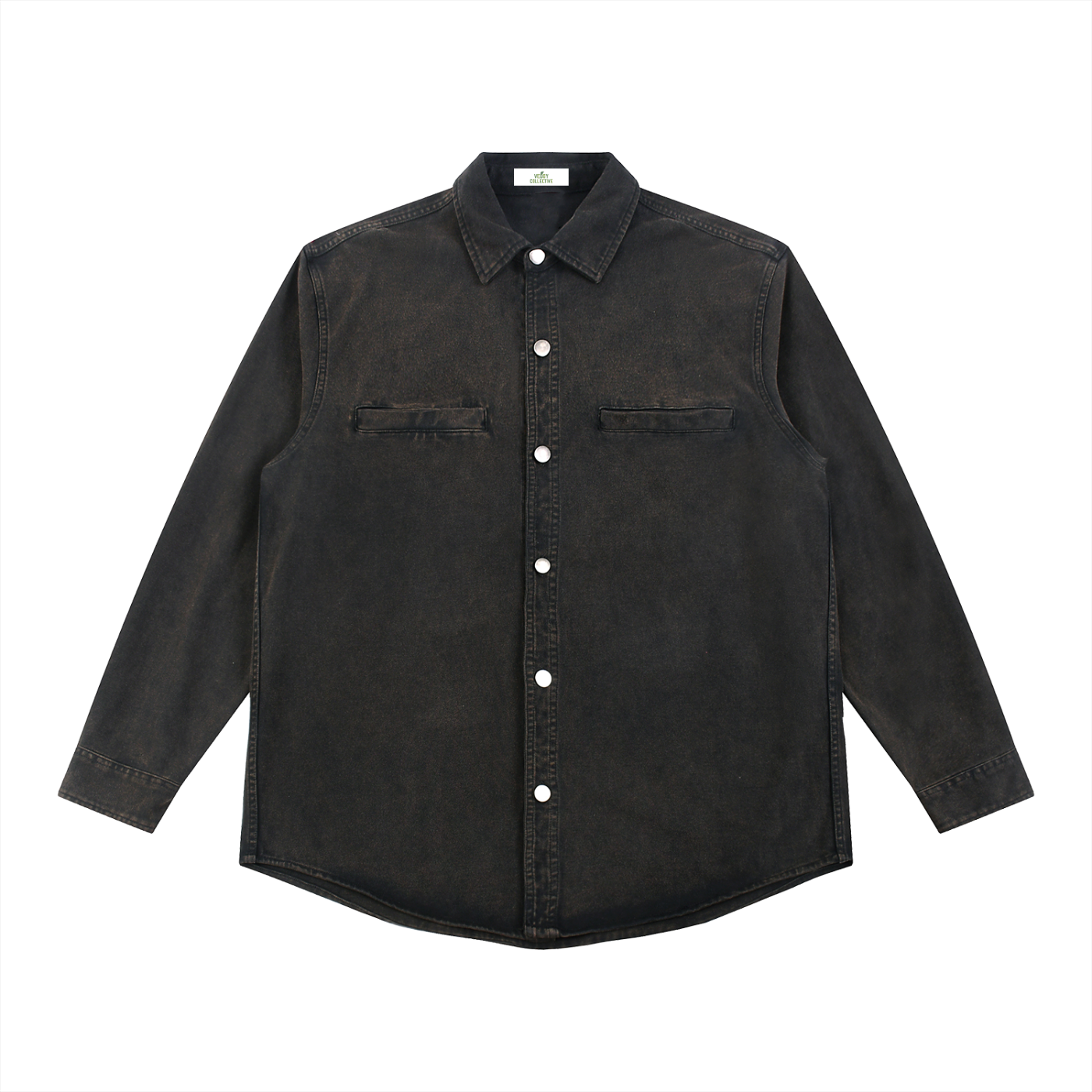 Jacket,Vedoy,Collective,Denim,Black,Gray,Darkgray,Classy,Basic,Casual,Unisex,Men,Women,Cotton,Pure,Comfy,Eco,Friendly,Fabrics,Highquality,Quality,Jakke,Shirt