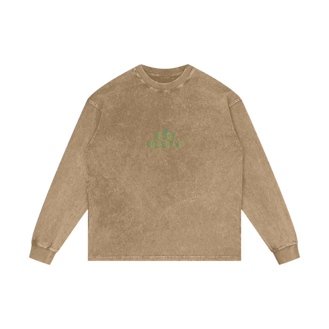 Vedoy,Collective,Sweater,Sweatshirt,Logo,Washed,Colorful,Green,Red,Blue,Unisex,Cotton,Eco,Friendly