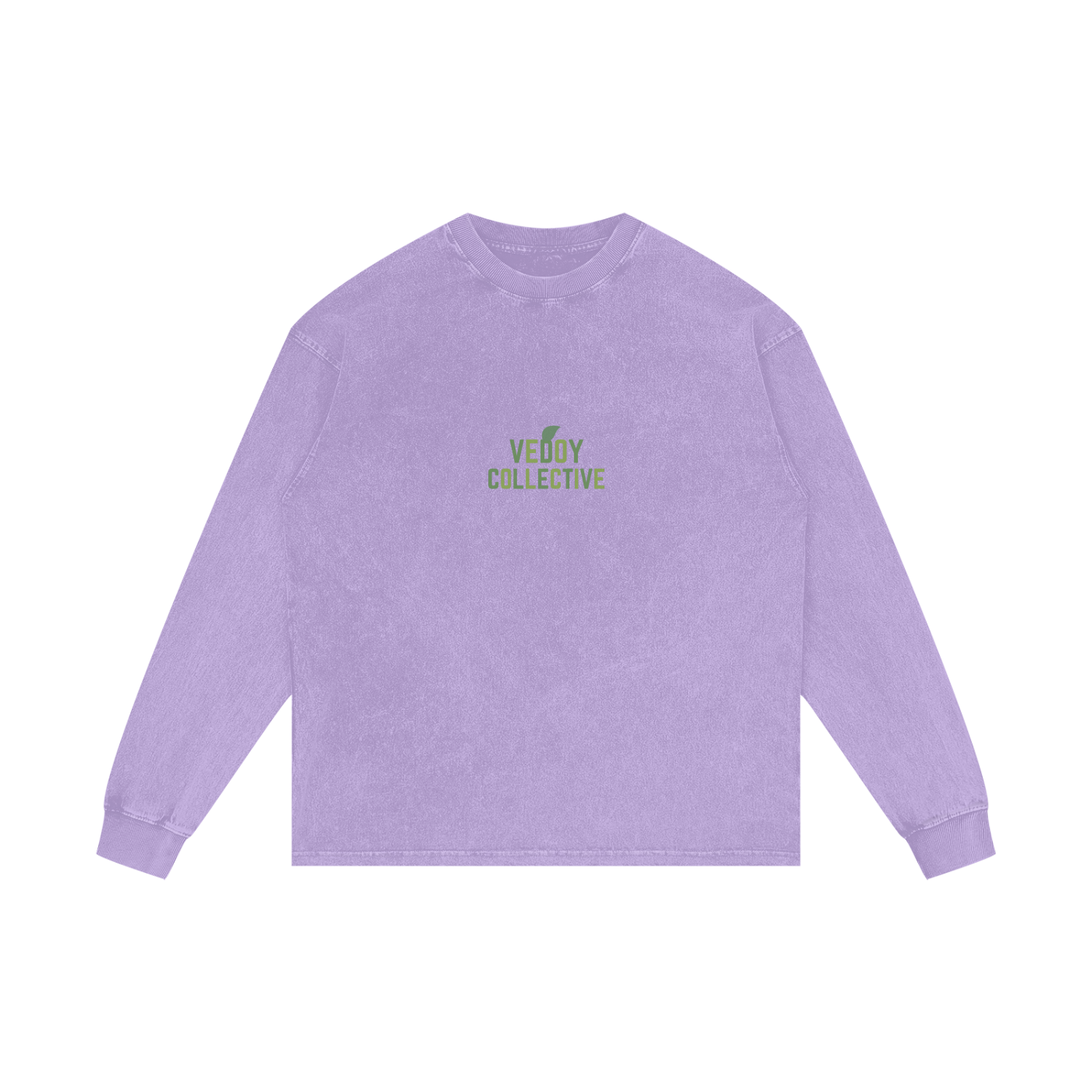 Vedoy,Collective,Sweater,Sweatshirt,Logo,Washed,Colorful,Green,Red,Blue,Unisex,Cotton,Eco,Friendly