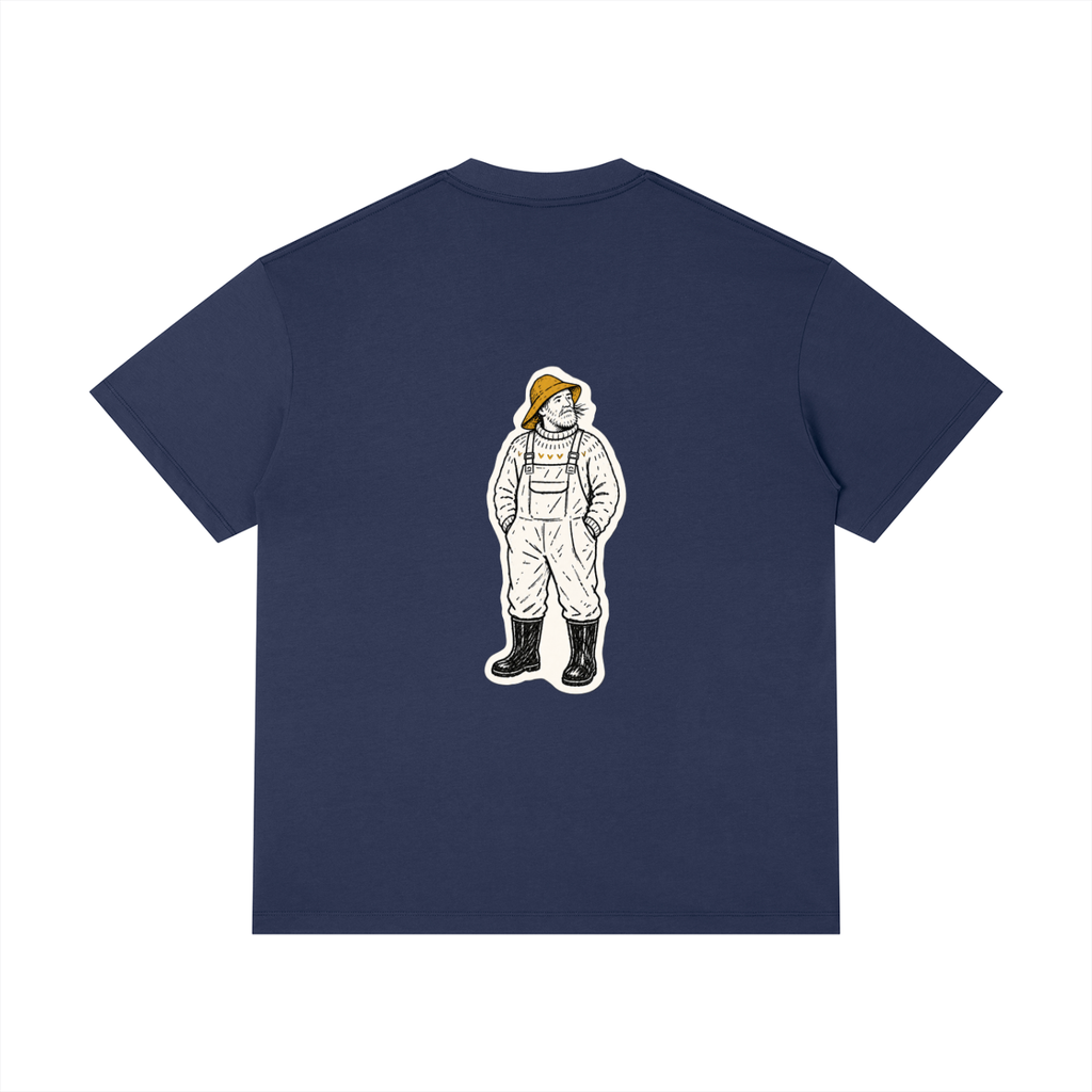Anchor & Fisherman T-Shirt Unisex — Northern Light Rain Collection