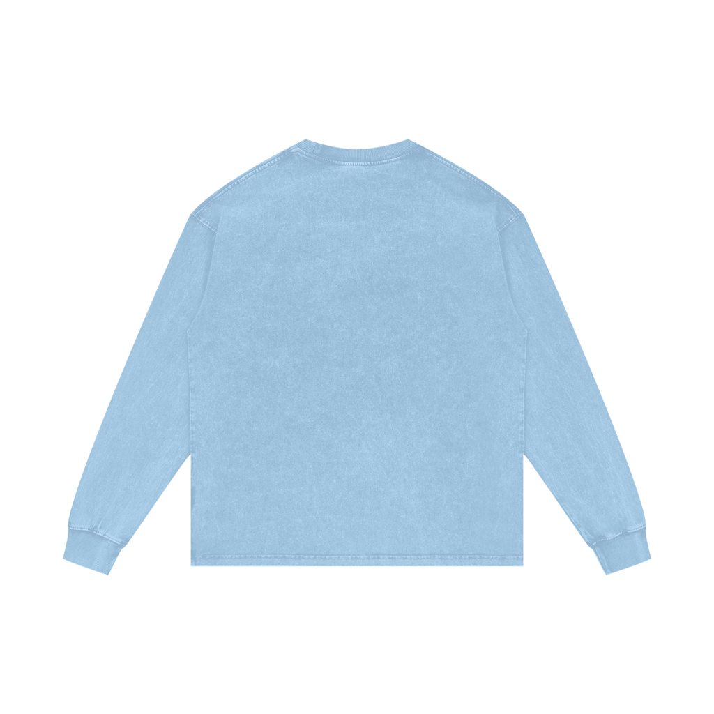 Vedoy,Collective,Sweater,Sweatshirt,Logo,Washed,Colorful,Green,Red,Blue,Unisex,Cotton,Eco,Friendly