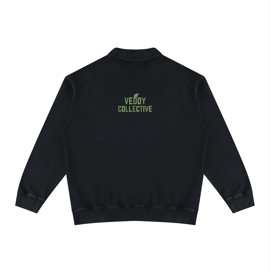 Unisex,Vedoy,Collective,Collection,Comfy,Logo,Vintage,Pure,Cotton,Eco,Friendly,Shirt,Classy,Navy,Blue,Black