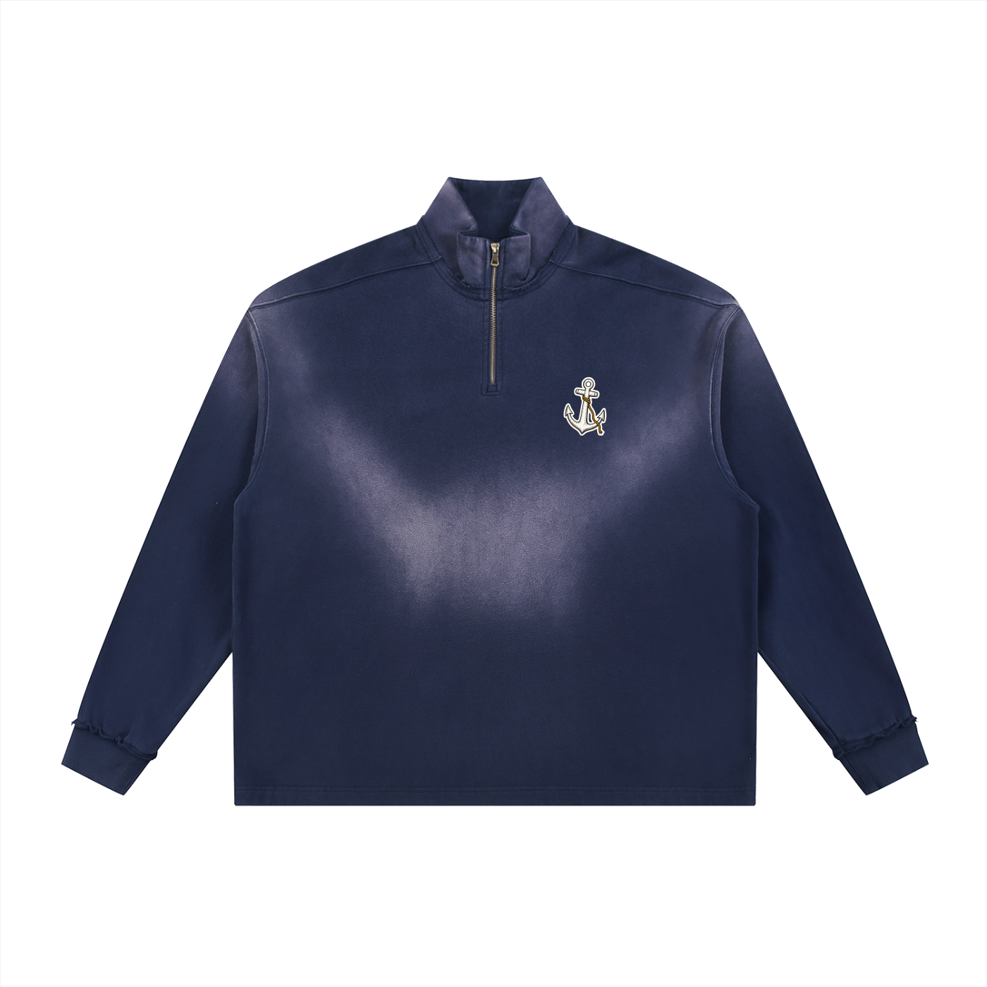 Vedoy,Collection,Collective,The,Northern,Light,Rain,Sweatshirt,Quarter,Zip,intage,vintage,autumn,blue,sun,fade