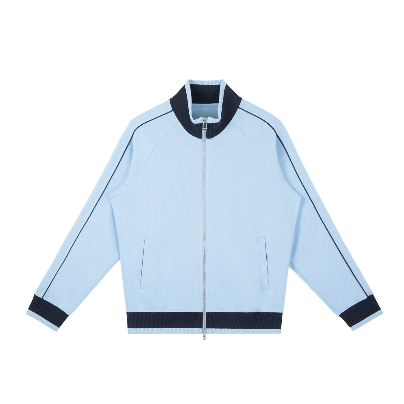 Unisex,Vedoy,Collective,Comfy,Colors,Colorful,Red,Blue,Raglan,Block,Zip,Track,Jacket,Tracksuit