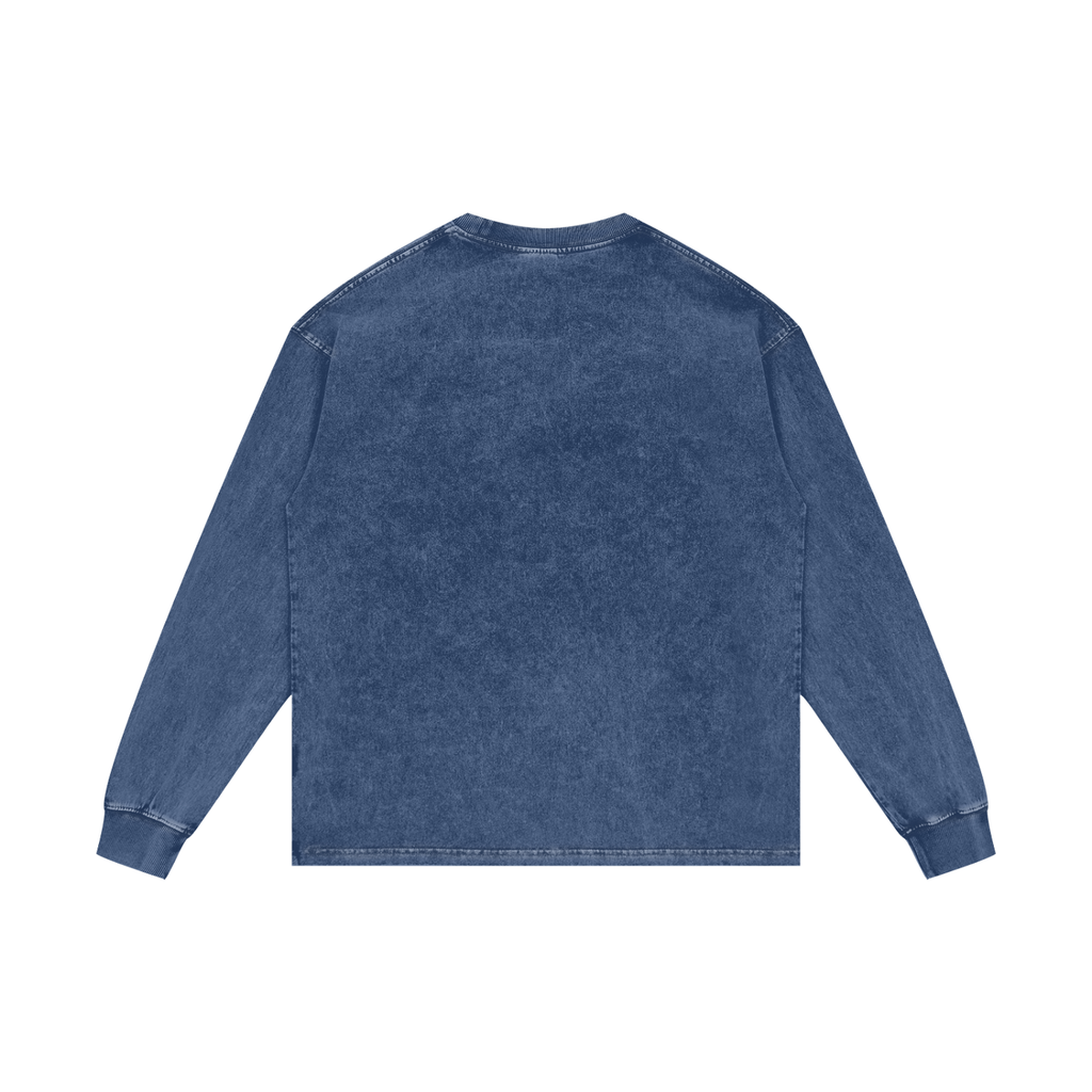Vedoy,Collective,Sweater,Sweatshirt,Logo,Washed,Colorful,Green,Red,Blue,Unisex,Cotton,Eco,Friendly