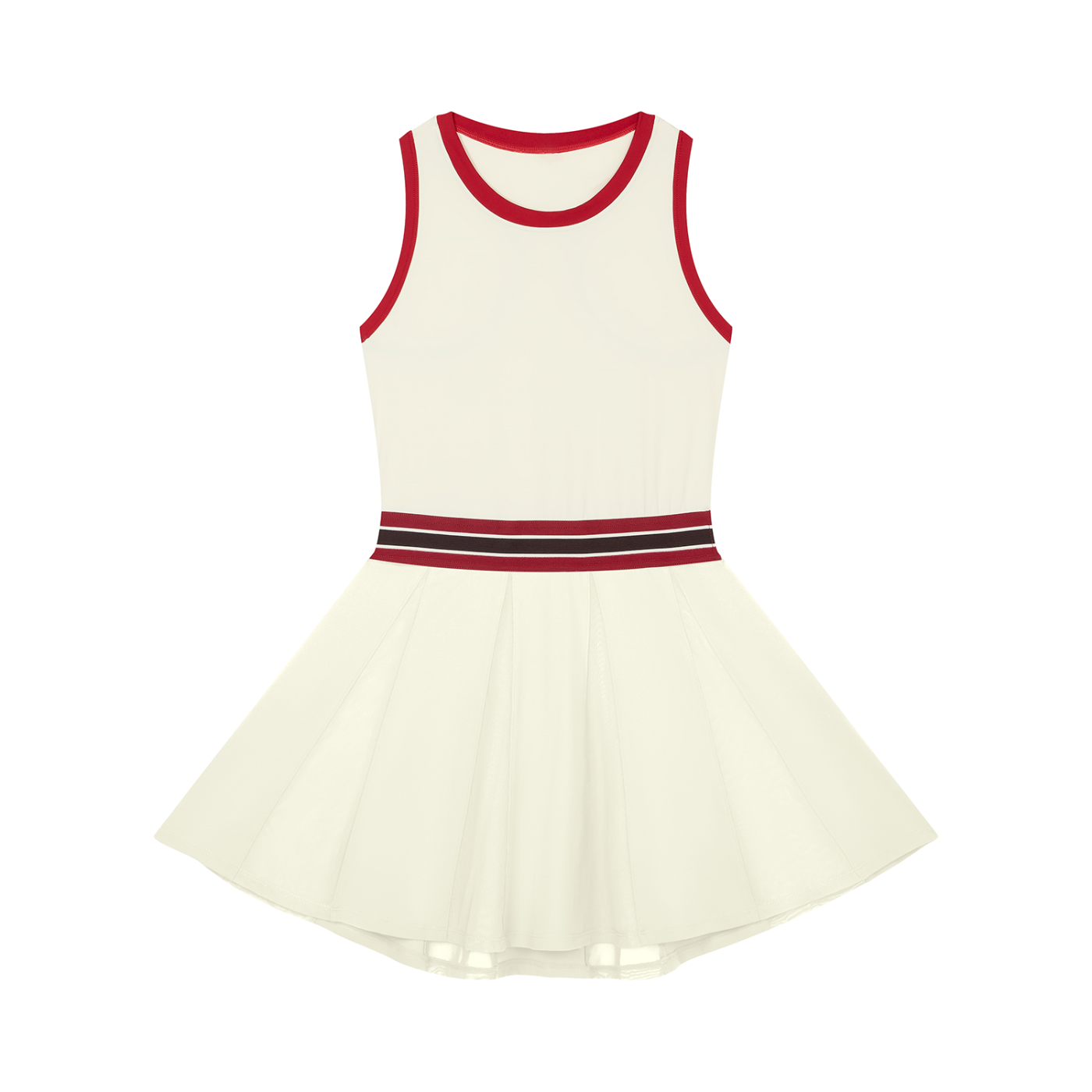 Vedoy,Collective,Dress,Sleeveless,Striped,Red,White,Blue,Navy,Norge