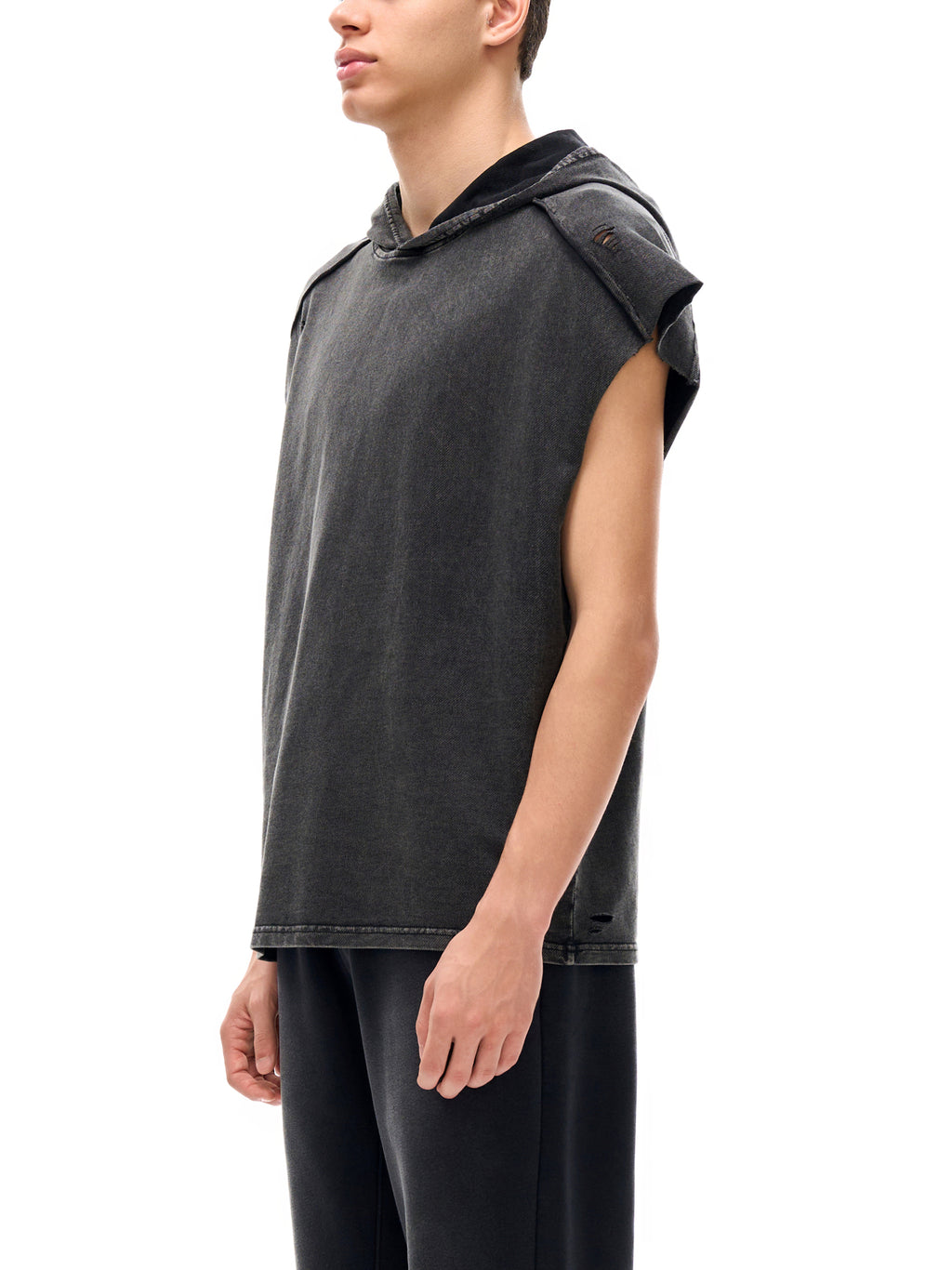 Vedoy Collective,100% Cotton,Tank Top,Snow Washed,Boxy,Hooded,Pure Cotton,Comfort,High-Quality,Unisex